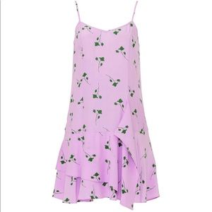 Thakoon Collective Purple Floral Slip Dress